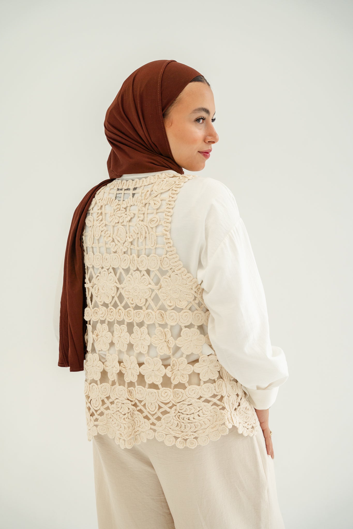 Boho crochet Vest