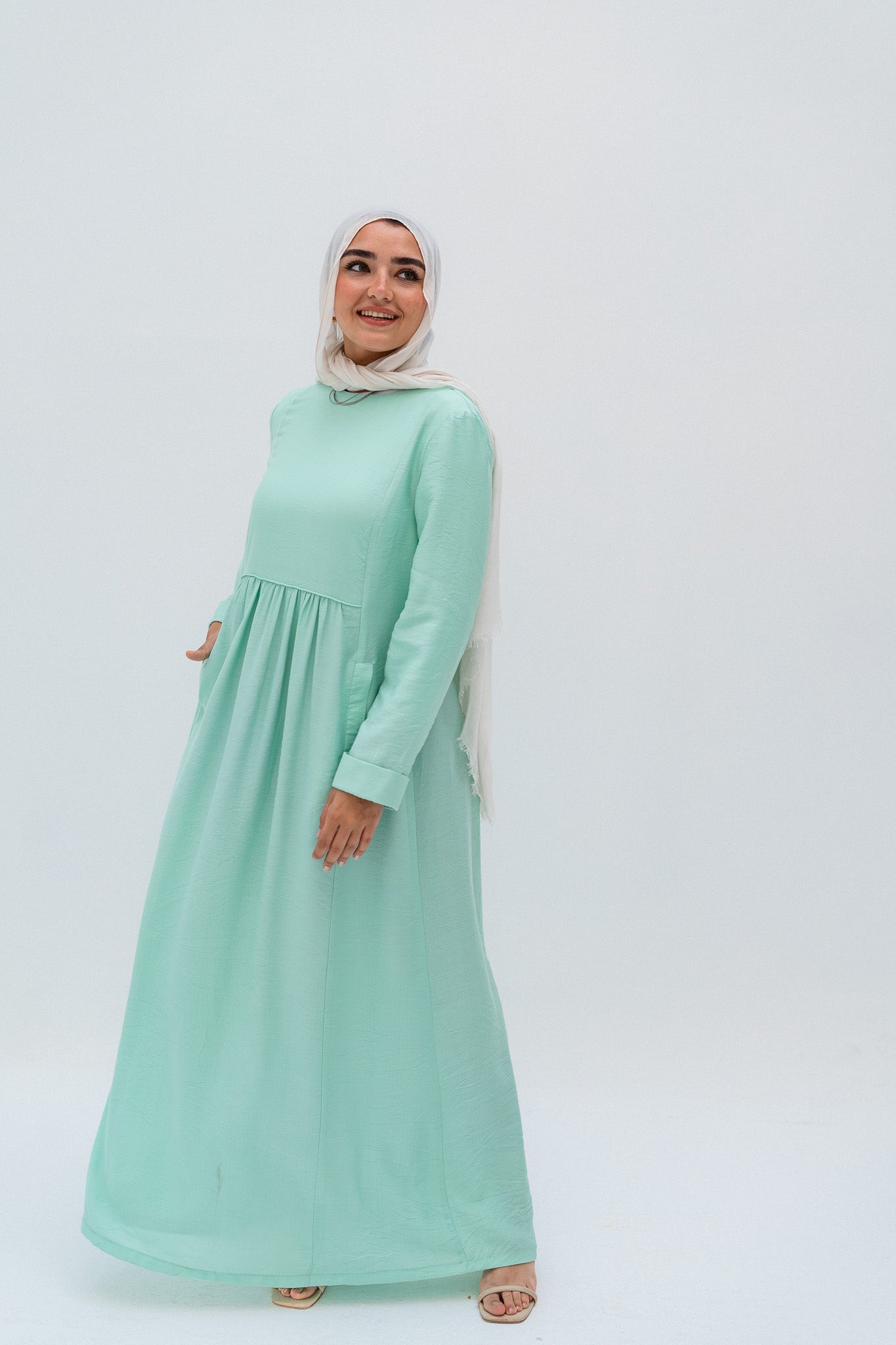 Airy Dress- Mint