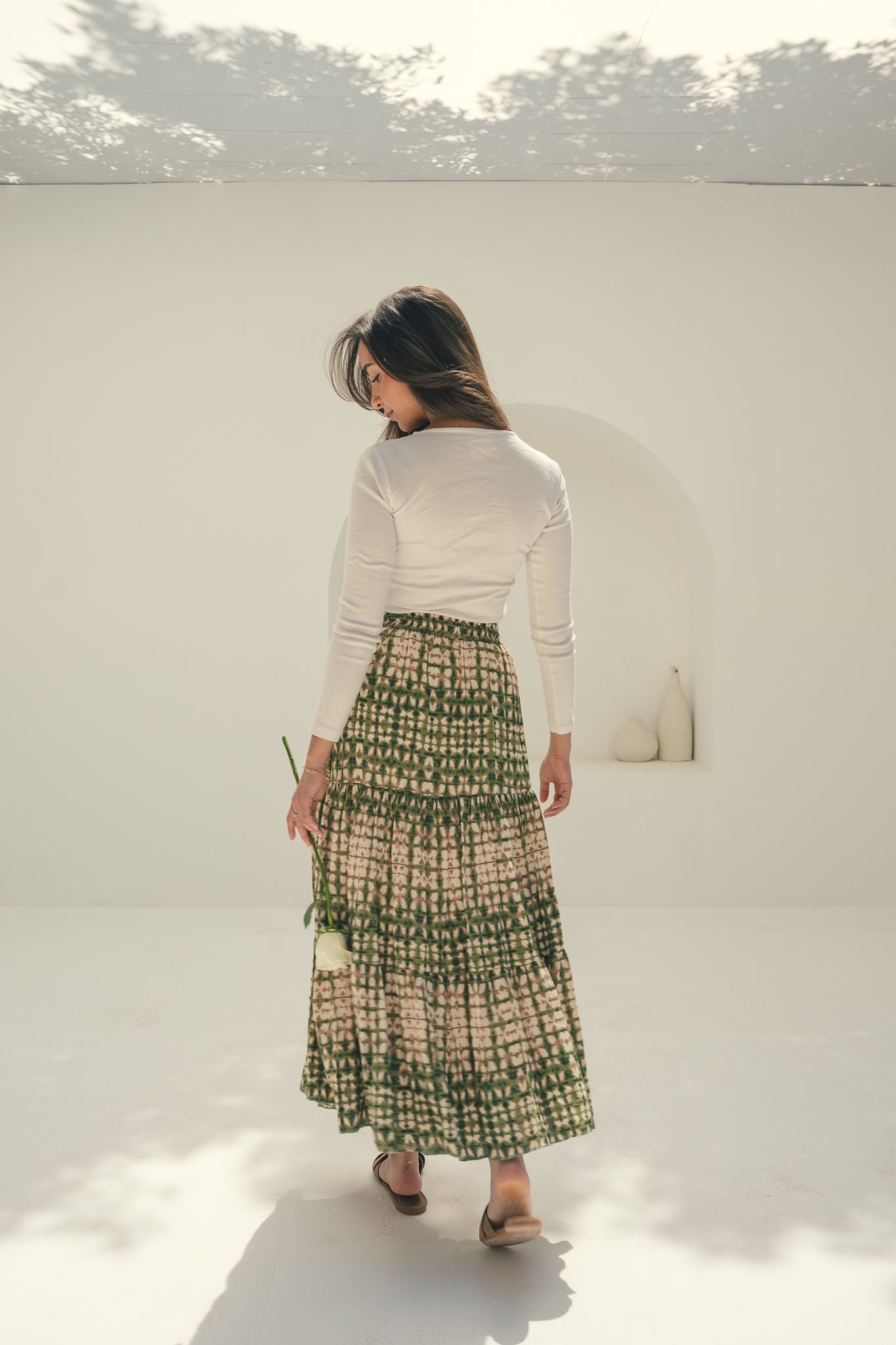 Green Solara Skirt