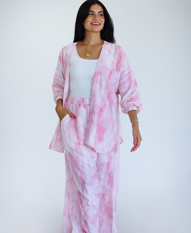 Tie Dye set-Pink