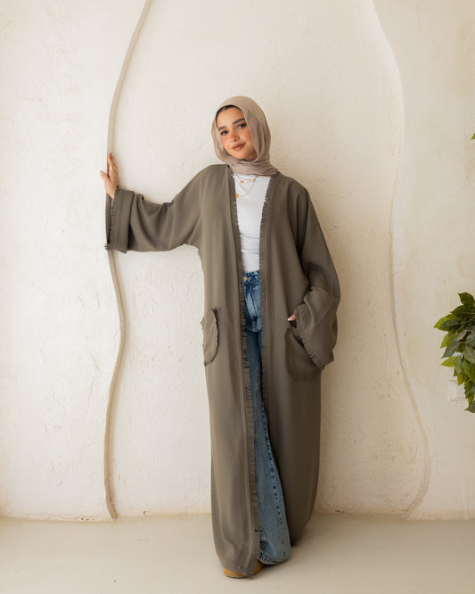 Layaly Cardigan-Olive