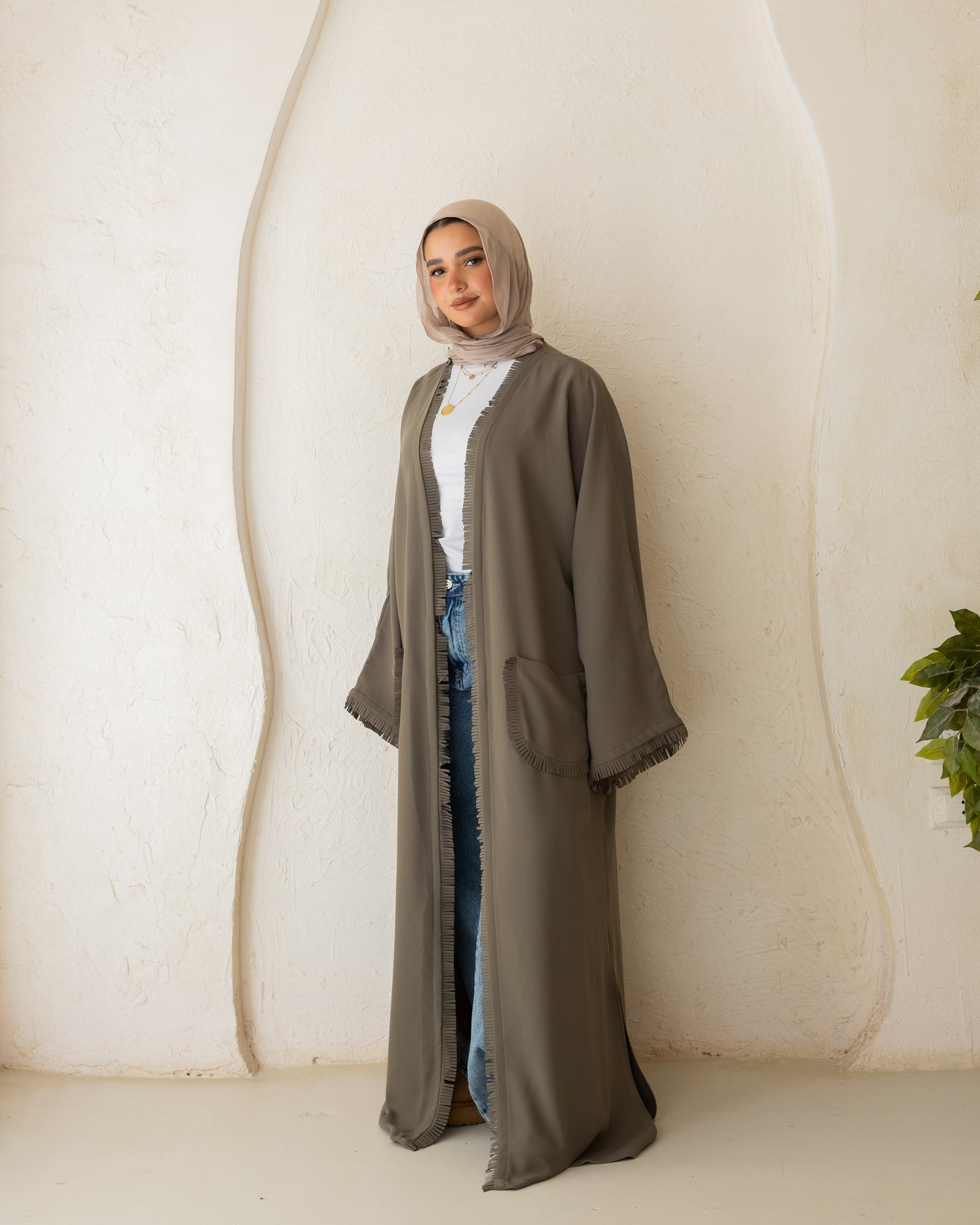 Layaly Cardigan-Olive