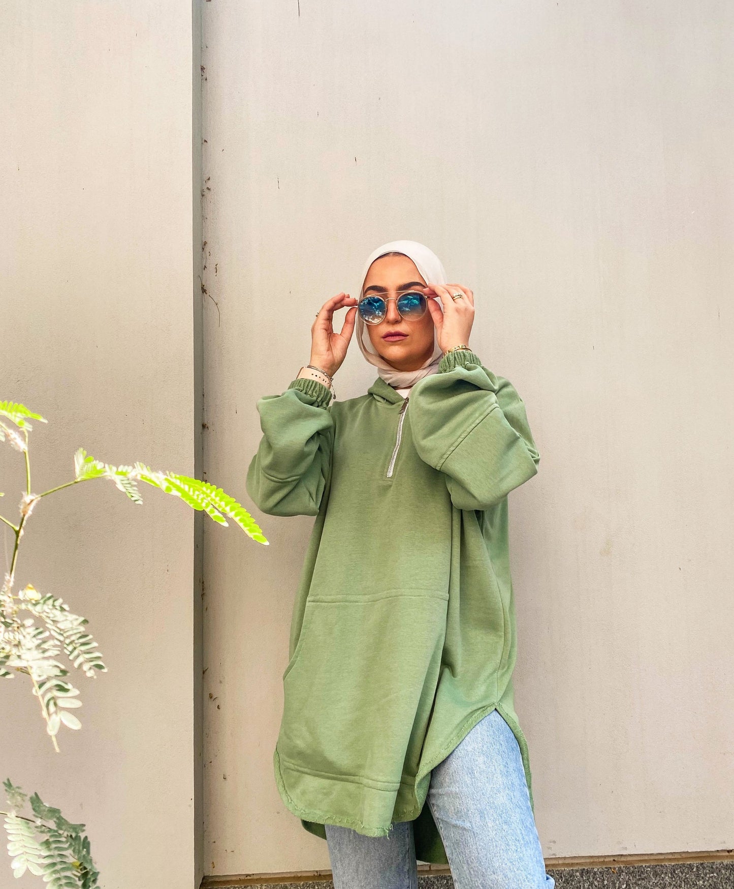 Everyday hoodie - light green