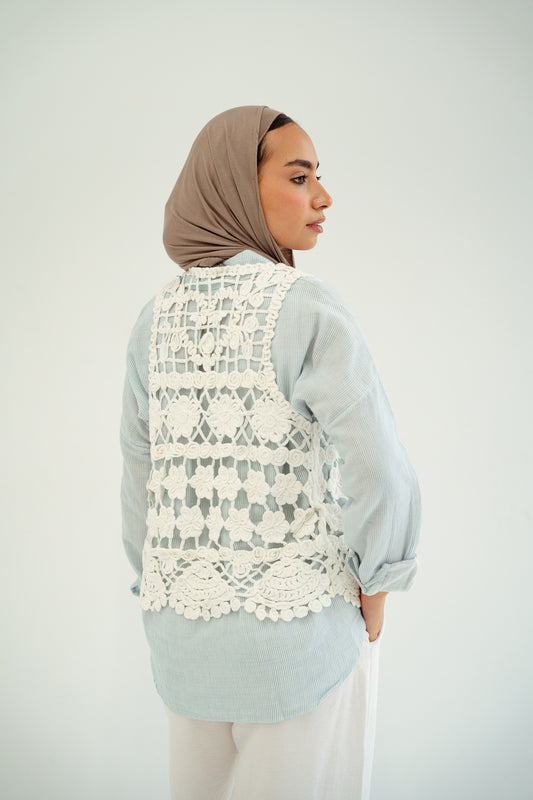 Boho Crochet Vest