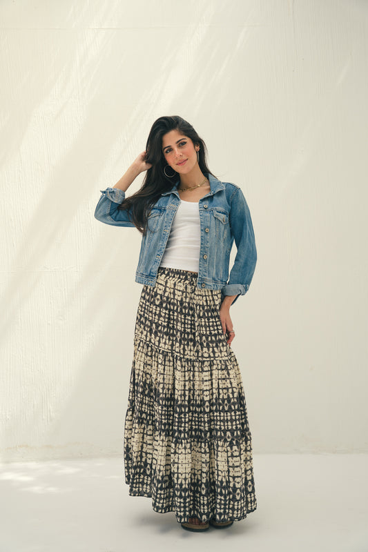 Black Solara Skirt