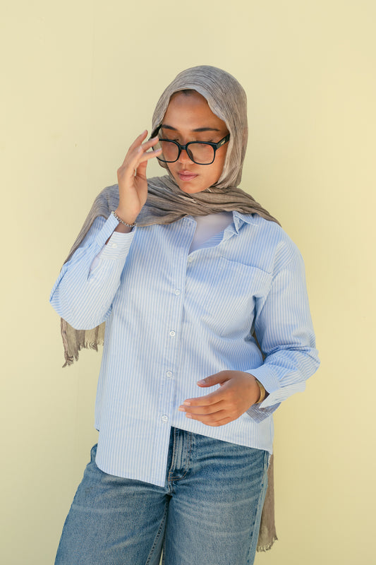 Blue Petal Shirt
