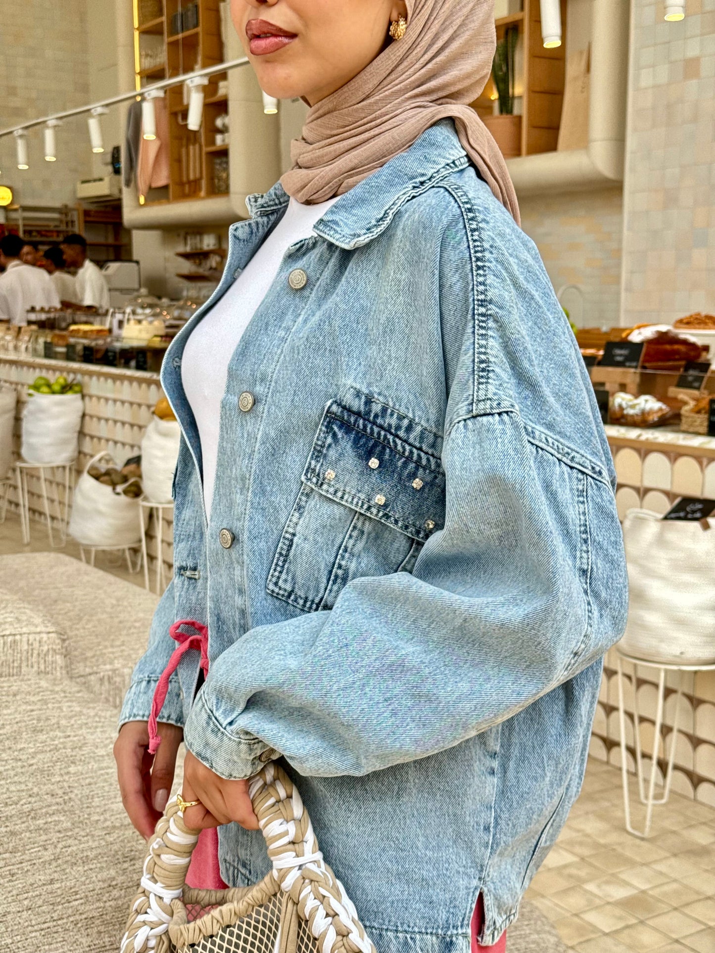 Crystal Jeans Jacket